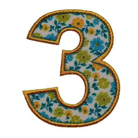 Just Numbers Appliques Machine Embroidery Designs Applique