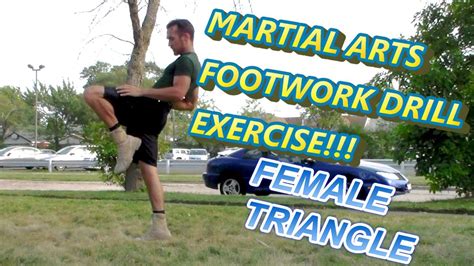 Female Triangle Footwork Drill Filipino Martial Arts Youtube