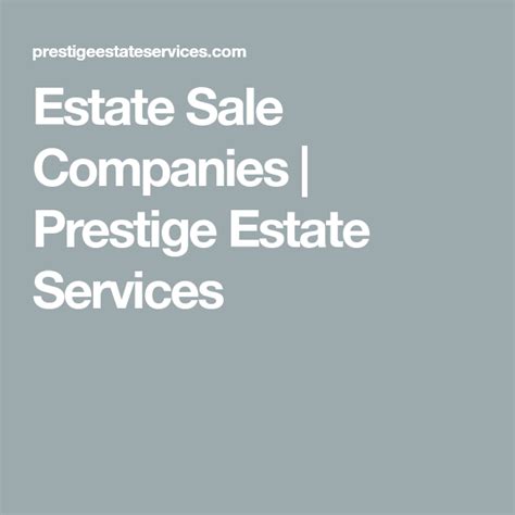 Estate Sale Companies Prestige Estate Services Sale Signage Check