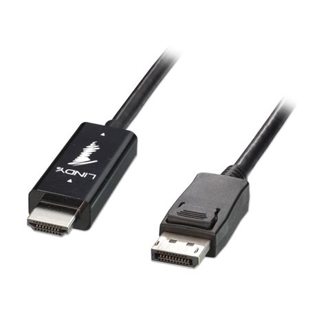 1m Hdmi To Displayport Cable Black From Lindy Uk