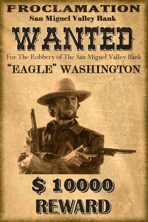 Wanted Poster Western Royalty Free Vector Image Vrogue Co