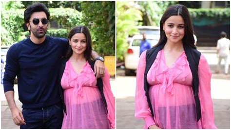 Loved Mom To Be Alia Bhatts See Through Top For Brahmastra Promotions With Ranbir Kapoor It