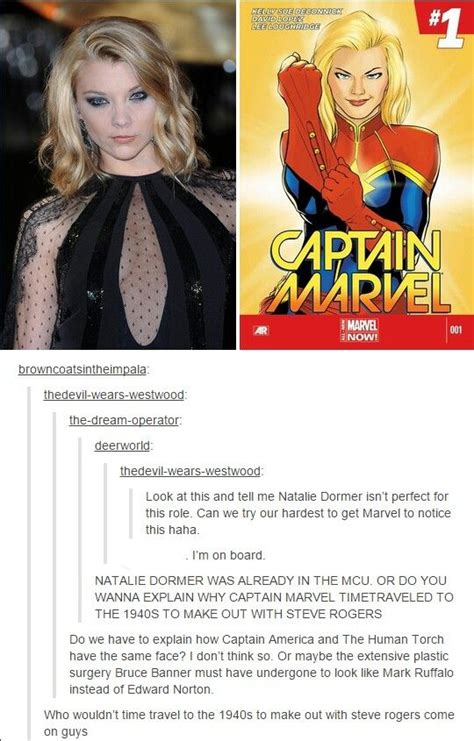 Natalie Dormer Captain Marvel Captain America Mcu