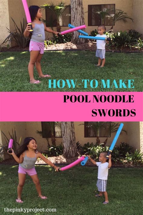 How To Make Pool Noodle Swords Pool Noodle Sword Pool Noodles