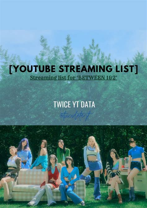 Twice Yt Data On Twitter Youtube Streaming List