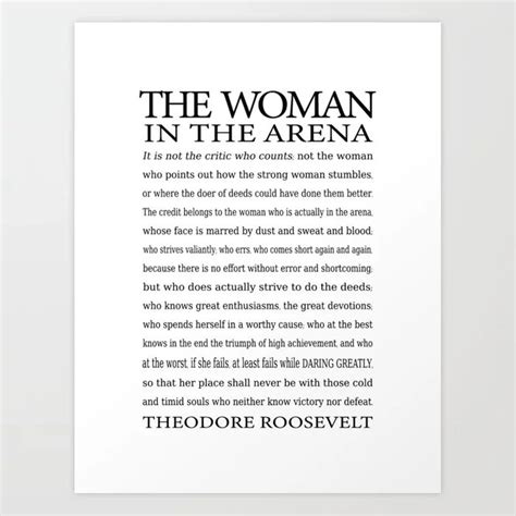Https://tommynaija.com/quote/woman In The Arena Quote