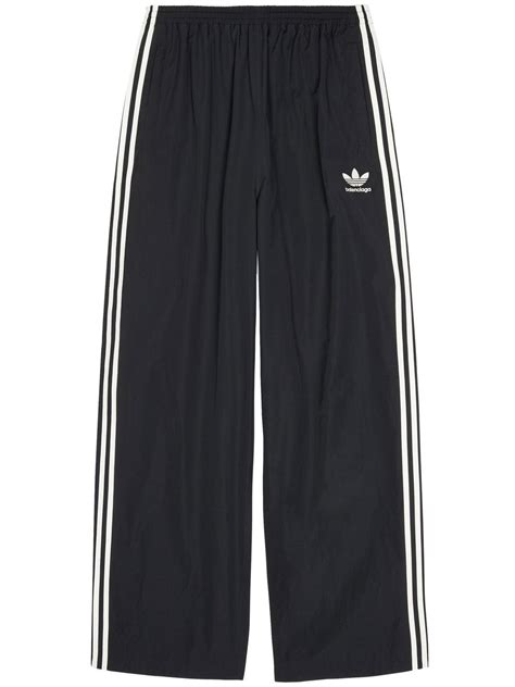 Balenciaga X Adidas Side Stripe Wide Leg Track Pants Farfetch