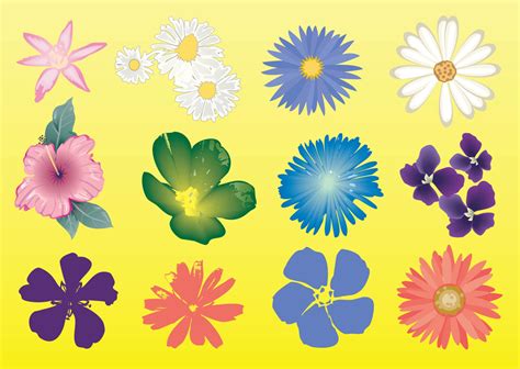 Free Flowers Vector Graphics Vector Art And Graphics