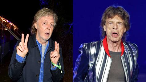 Its 2021 And Paul Mccartney And Mick Jagger Are Trading Jibes Louder