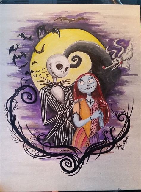 Jack And Sally Nightmare Before Christmas Drawings