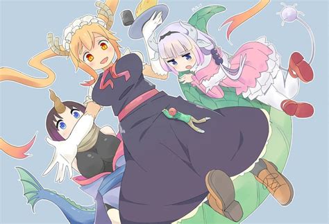 Tohru Kanna And Elma Dragonmaid