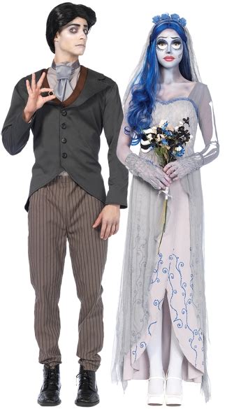 The Corpse Bride Couples Costume Corpse Bride Costume Bridal Costume Zombie Bride Costume