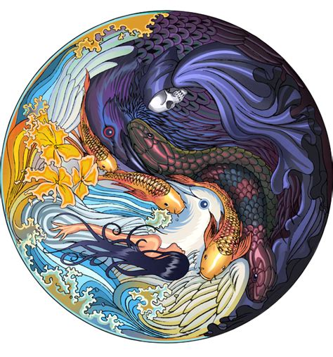Yin Yang Clock By Artoftu On Deviantart Yin Yang Art Ying Yang Art