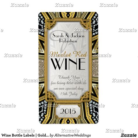 Create Your Own Return Address Label Zazzle Com Vintage Wine Bottle