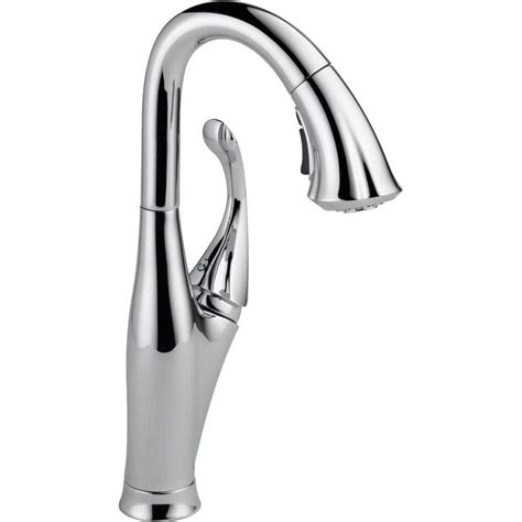 Delta Addison Single Handle Pull Down Sprayer Kitchen Faucet In Chrome