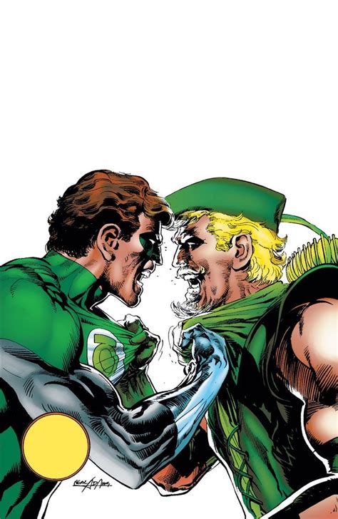 Green Lantern Vs Green Arrow By Neal Adams Herois Arqueiro Desenhos