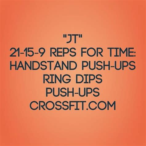 Wod Jt Crossfit Crossfit Workouts At Home Best Crossfit Workouts