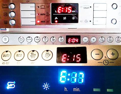 To enter the test mode, press and hold the buttons listed in the table (2nd and 4th from the left). Top Bosch Dishwasher Buttons