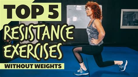 Top 5 Resistance Exercises Without Weights Youtube
