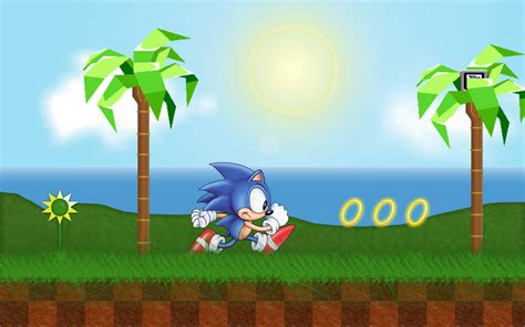 Sonic Green Hill Zone Wallpaper By Pvlimota On Deviantart