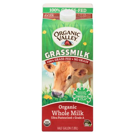 Organic Valley Grassmilk 100 Grass Fed Organic Whole Milk 64 Oz