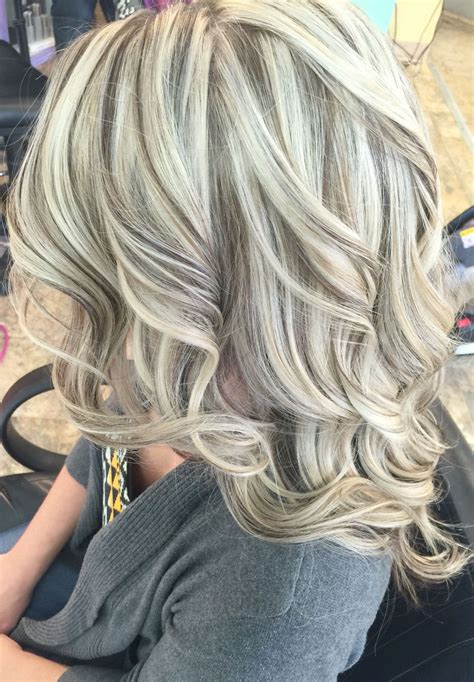 Lowlights are the opposite of highlights. Cool blonde with lowlights. #kenracolor #lowlights | Hair ...