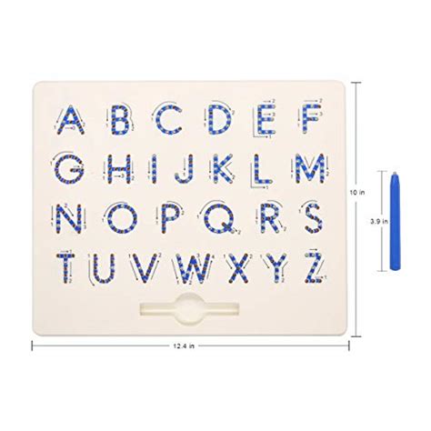 Gemem Magnetic Drawing Board Alphabet Letter Tracing Board Educational
