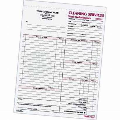 Order Cleaning Services Form Carbonless Imprintitems Items