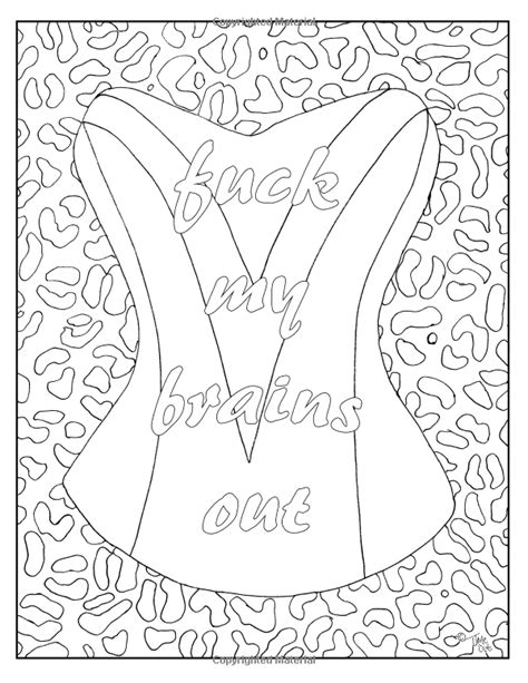 Naughty Adult Books Coloring Pages