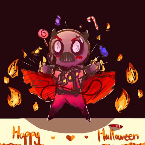 Tf2 Happy Halloween Pyro  By Creamymono On Deviantart