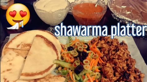 When ready to cook the chicken, preheat oven to 425 degrees f. Shawarma platter - YouTube