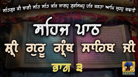 Sehaj Paath Shri Guru Granth Sahib Ji Part 3 Bhai Daljeet Singh