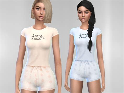 Summer Pajama By Puresim At Tsr Sims 4 Updates