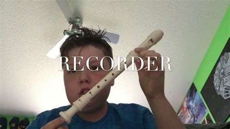 How To Play The Recorder Youtube