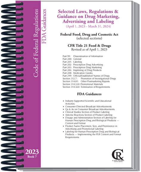 Book 7 2023 Selected Lawsregulationsguidance On Drug Marketing Adv