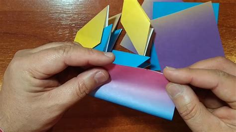 estrella origami que cambia de forma youtube