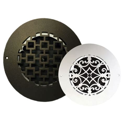 Vent covers is a general term that is used to describe the covers placed over air ducts where heated or cooled air emerges from your hvac unit. Round Metal Vent Cover in 2020 | Vent covers, Baseboard ...