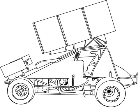 Sprint car racing dirt track racing sports decals car decals race car coloring pages cheap sports cars car silhouette car painting go kart. Amick Racing's Kids Corner