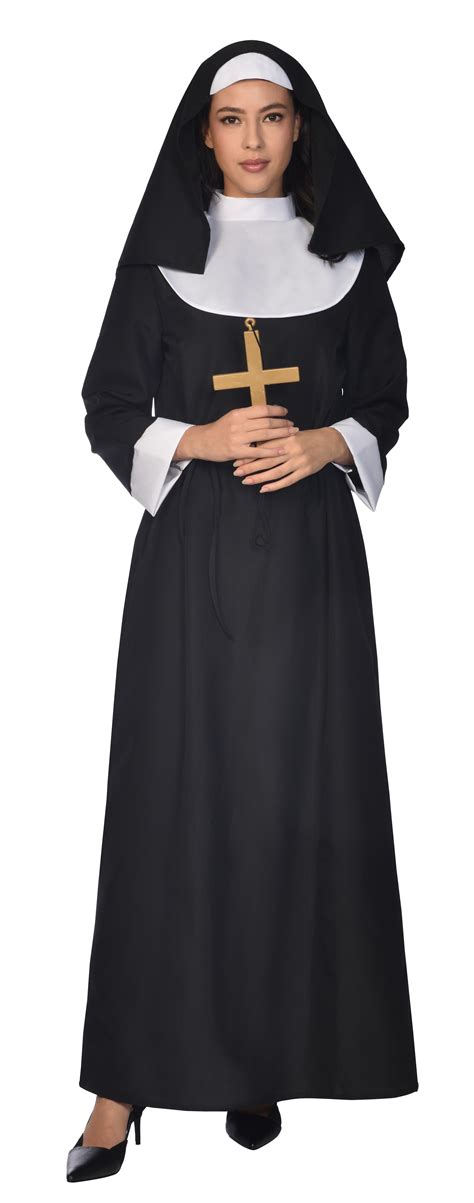 Adult Ladies Religious Nunery Holy Sister Nun Church Fancy Dress