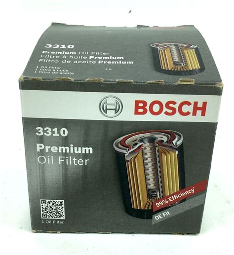 Set Of 4 Genuine Bosch 3310 Premium Spin On Engine Oil Filters Ebay