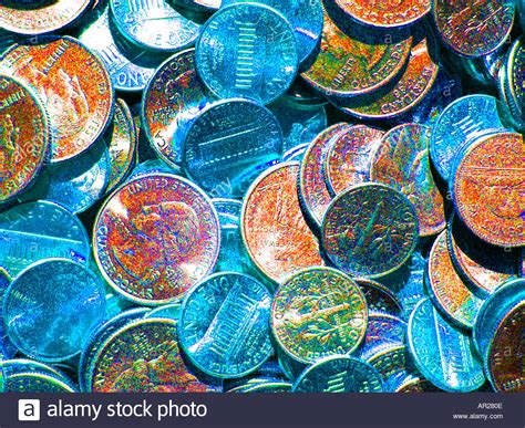 Pile Us Currency Notes Coins Hi Res Stock Photography And Images Alamy