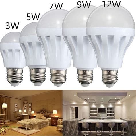E27 Energy Saving Led Bulb Lamp Light 3w 5w 7w 9w 12w 15w Warmcool