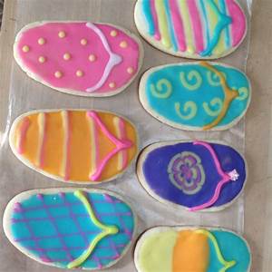 Flip Flop Cookies By Mary Flipflops Summer Birthday Flip Flop
