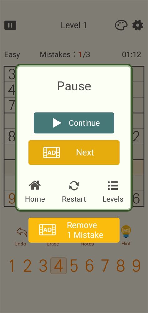 Con dados o algo asi? Sudoku Joy 3.1701 - Descargar para Android APK Gratis