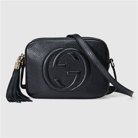 Gucci Soho Small Leather Disco Bag Taschen Umhängetasche Leder