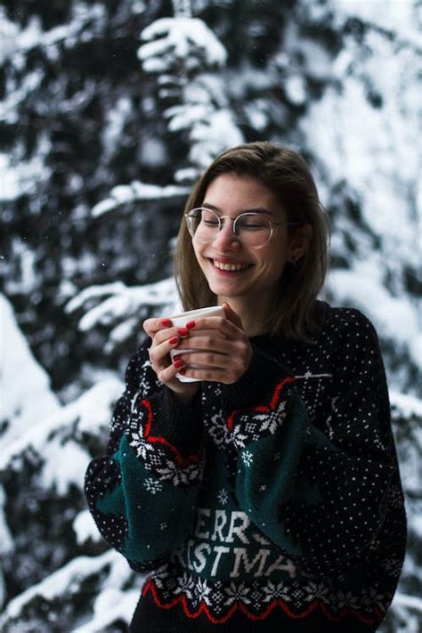 Woman In Sweater Holding Mug · Free Stock Photo