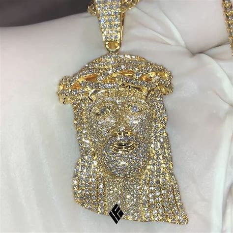 Stay Dripped Always Our Signature Baby Jesus Piece In 18k Yellow