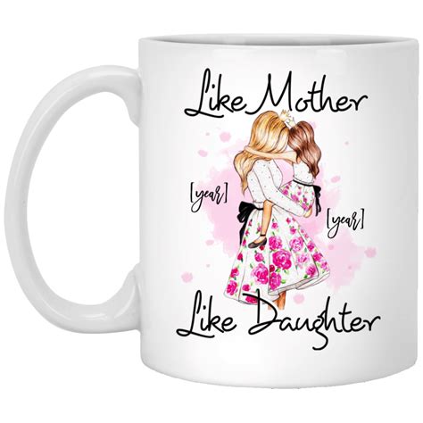 Mom Personalized T Like Mother Like Daughter Personalized Matching