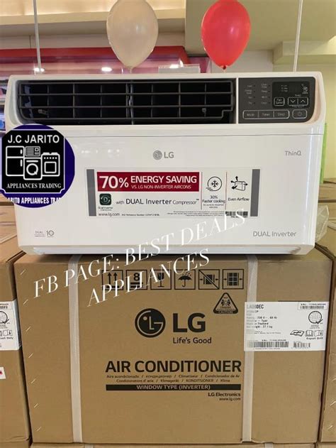 Lg Dual Inverter Window Type Aircon 75hp To 25hp On Sale Tv And Home