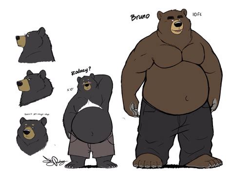 Black Bear Rodney By Dj Rodney On Deviantart Bear Character Design Bear Drawing Bear Art